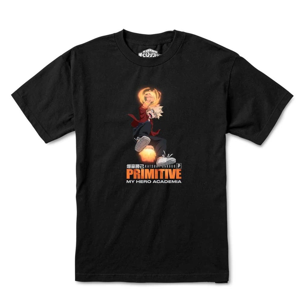 Primitive Skateboarding Men's X My Hero Academia Explosive Speed Tee T-Shirt